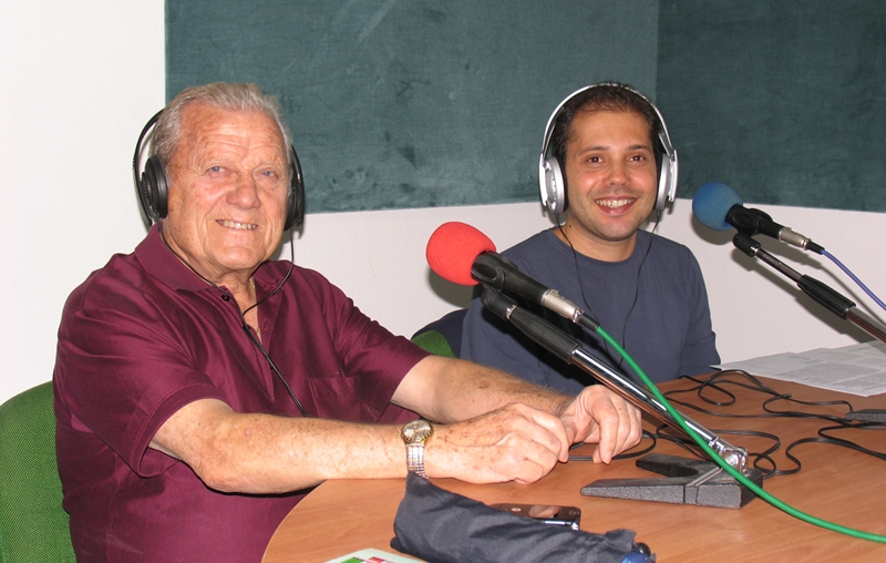 Pupo Gorini e Fabrizio Boi in diretta dagli studi di Radio Bonaria